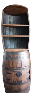 Whiskey Barrel Hutch