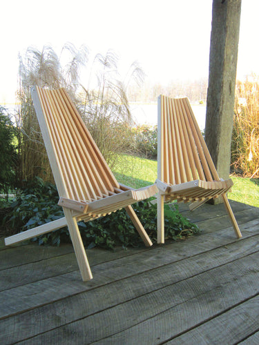 Cypress Wood Cricket Chair